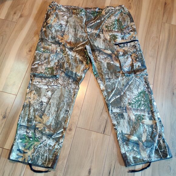 Real Tree Cargo Pants Men 2XL (46x32) Real Tree Edge Dark Earth Camo Outdoors - Picture 1 of 16